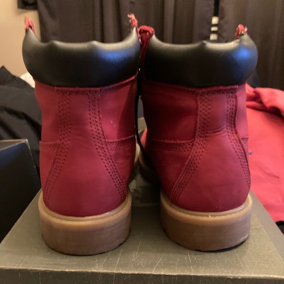 Junior Boys Timberland Red Boots Great Condition Size 6.5